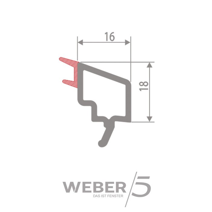 Штапик стандартный 16 мм в Петропавловске