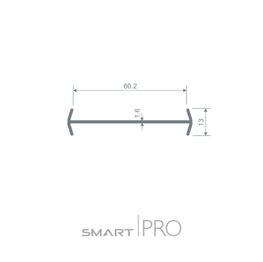 Соединительный профиль (нащельник) (60) в Петропавловске
